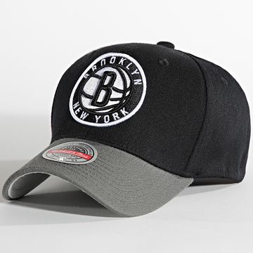 Mitchell and Ness - Gorra Team 2 Tone 2 Stretch Brooklyn Nets Negra