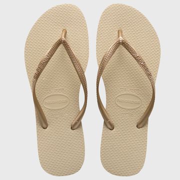 Havaianas - Chanclas de mujer Slim Beige