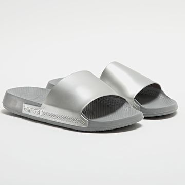 Havaianas - Mujer Slide Classic Gris metalizado