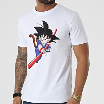 Dragon Ball Z - Camiseta Blanca Magic Baton Goku