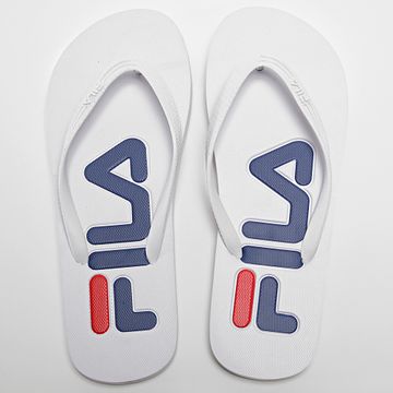 Fila - Chanclas de mujer Troy Slipper FFM0005 Blancas