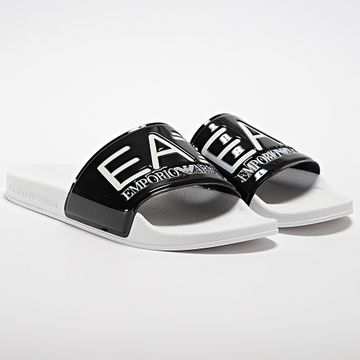 EA7 Emporio Armani - Chanclas XCP001-XCC22 Negro Brillante Blanco