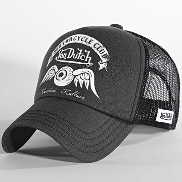 Von Dutch - Gorra Cas1 Trucker Gris Antracita Negro
