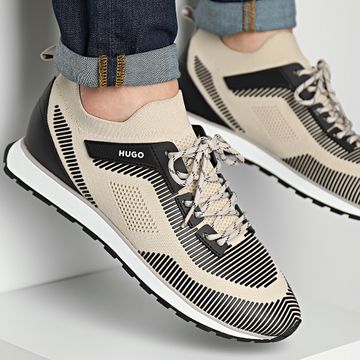 HUGO - Zapatillas Icelin Runner 50471301 Beige claro