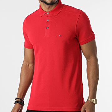 Tommy Hilfiger - 1985 Polo Slim Manga Corta 7771 Rojo