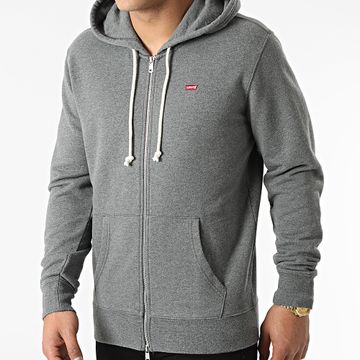 Levi's - Sudadera con cremallera 34584 Gris jaspeado