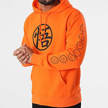 Dragon Ball Z - Sudadera Goku Kanji Naranja Negro