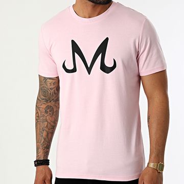 Dragon Ball Z - Camiseta Majin rosa claro negra