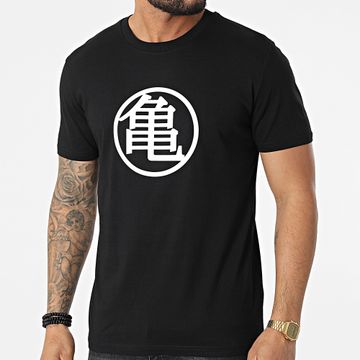 Dragon Ball Z - Kame Kanji Camiseta Negro Blanco