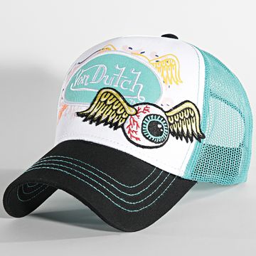 Von Dutch - Gorra Trucker Parche Turquesa Negro