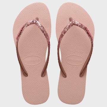 Havaianas - Chanclas de mujer Slim Glitter II rosa