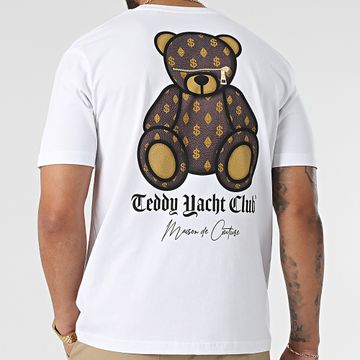 Teddy Yacht Club - Oversize Camiseta Large Maison De Couture Limited Edition Blanco
