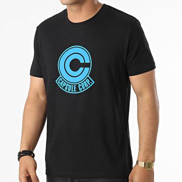 Dragon Ball Z - Capsule Corp Camiseta Negro Azul