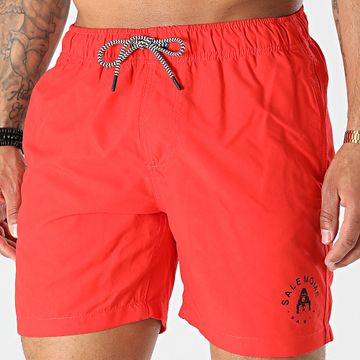 Sale Môme Paris - Traje de baño Little Gorilla Rojo Negro