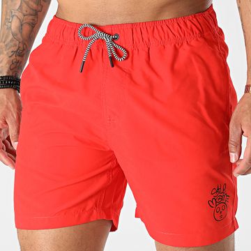 Sale Môme Paris - Bañador Toto Rojo Negro