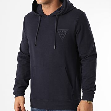 Guess - Sudadera con capucha M2YQ52-K6ZS1 Azul marino
