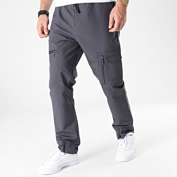 ADJ - Pantalón de chándal con bandas gris marengo