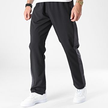 ADJ - Pantalón de chándal con banda gris negro