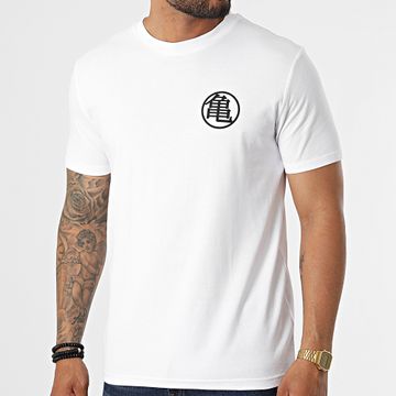 Dragon Ball Z - Camiseta Kame Kanji Pecho Blanco Negro