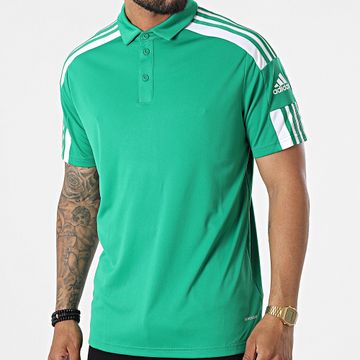 Adidas Performance - Polo deportivo de manga corta con rayas GP6430 Verde