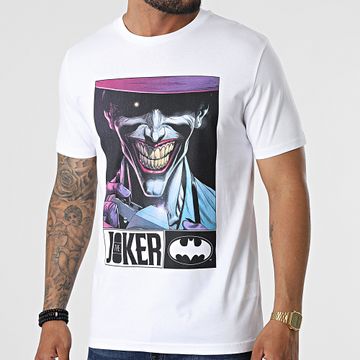 DC Comics - Camiseta Joker Say Cheese Blanca