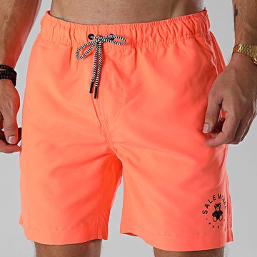 Sale Môme Paris - Little Teddy Orange Fluo Shorts Negro