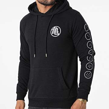 Dragon Ball Z - Sudadera con capucha Black White Logo