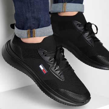 Tommy Jeans - Zapatillas Alpha Run 1008 Negras