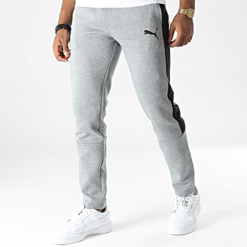 Puma - Pantalones de chándal 585814 Gris jaspeado