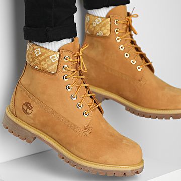 Timberland - Botas 6 Pulgadas Premium Impermeable A2B1X Trigo Nubuck Blanco