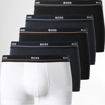 BOSS - Pack De 5 Boxers 50475275 Negro Azul Marino Blanco