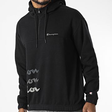Champion - Sudadera con capucha y cremallera 217937 Negro