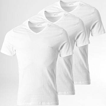 BOSS - Lote de 3 camisetas clásicas 50475285 Blanco
