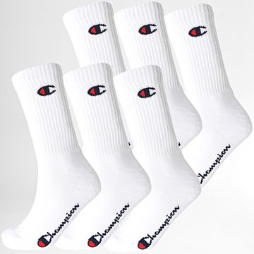 Champion - Lote de 6 pares de calcetines U20005 Blancos