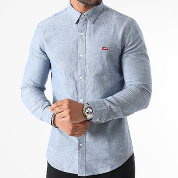 Levi's - Camisa de manga larga 86625 Light Blue Heather