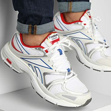 Reebok - Calzado Premier Road Plus VI HP2469 Blanco Puro Gris Vector Rojo