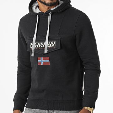 Napapijri - Burgee Hoodie A4GJD Negro