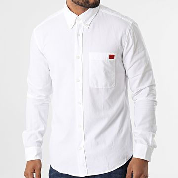 HUGO - Evito Camisa Manga Larga 50479302 Blanco
