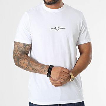 Fred Perry - Camiseta M4580 Blanca