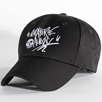 Booba - Gorra de purpurina lateral Negra