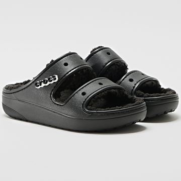 Crocs - Mujer Classic Cozzzy 207446 Negro Negro