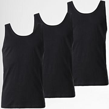 BOSS - Juego de 3 camisetas sin mangas 50475278 Negro