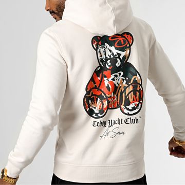 Teddy Yacht Club - Sudadera con capucha Art Series 2 Beige Vintage