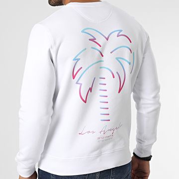 Luxury Lovers - Vice City Los Angeles Sudadera con cuello redondo Blanco