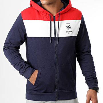 FFF - Sudadera con capucha Navy Red White Tricolour