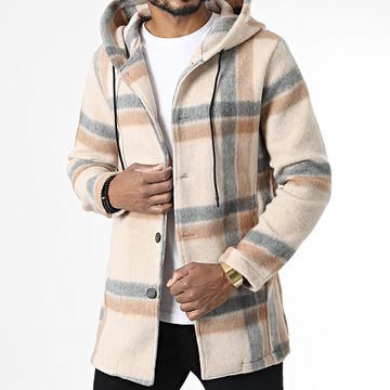 Uniplay - Abrigo con capucha beige UY902
