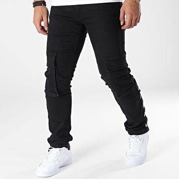 2Y Premium - Vaqueros Cargo B7369 Negro