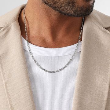 LBO - Collar Figaro 3.5mm Plata