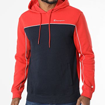 Champion - Sudadera con capucha 217850 Azul marino Naranja