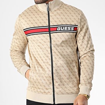 Guess - Chaqueta con cremallera Z2BQ06 Beige